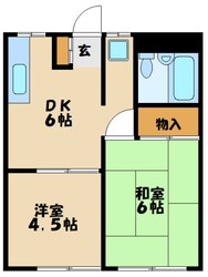 榎本コーポ3号棟の物件間取画像